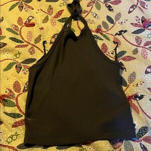 American Eagle Outfitters Black Halter Camisole